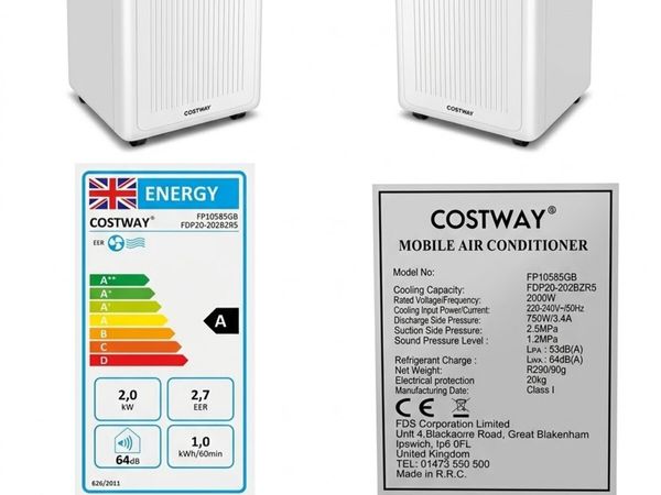 Can post new 3-in-1 Portable  air con Dehumidifier - Main image