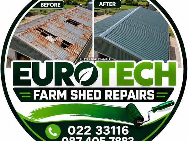 Farm Shed Repairs, Painting, Metal Roofs & Doors - Main image