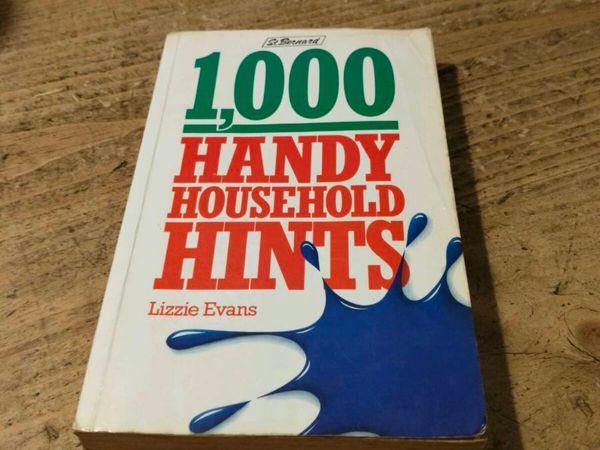 vintage 1980s paperback copy of 1000 Handy Househo - Main image
