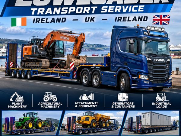 Low Loader Transport Ireland-Uk-Ireland - Main image
