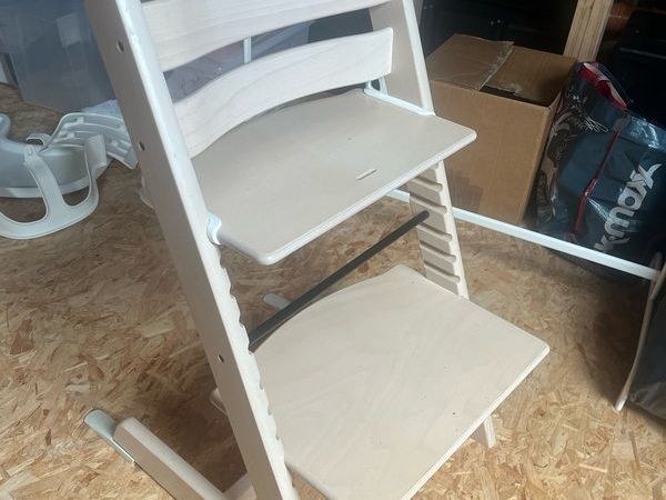 Stokke Tripp Trapp High Chair with seat back and tray - Main image