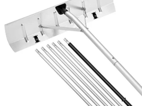 Snow Roof Rake, 66 cm Aluminum Blade, 2.3-6 m Adju - Main image