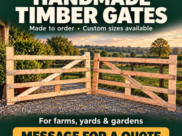 Handmade Timber Gates / Timber Fences - Main image
