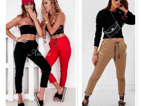 ladies italian stretch trousers 10/16 - Main image