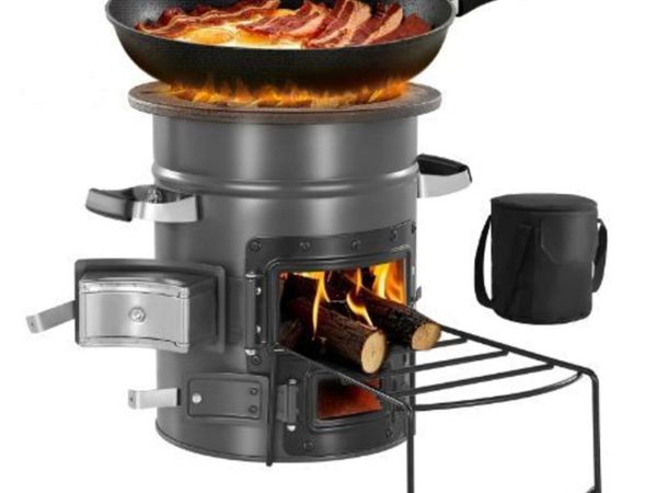 Camping Rocket Stove, Wood Burning - Main image
