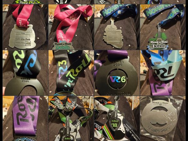 Rock and Roll Running Medals - Main image
