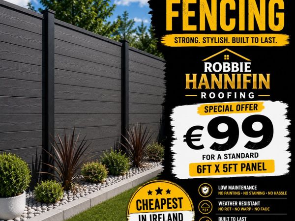 Price drop PVC composite fencing - Main image