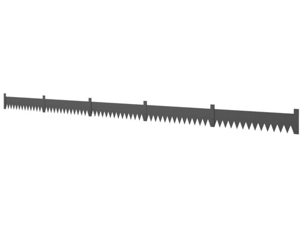 5pcs Garden Fence, Metal Picket Fence Panels, 102x - Main image