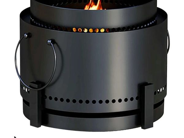 Smokeless Fire Pit with Ash Catcher, 37cm Portable - Main image