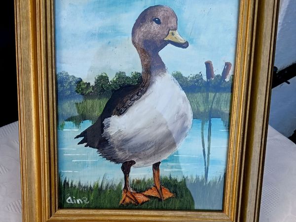 Original Painting  The Young Duck - Main image