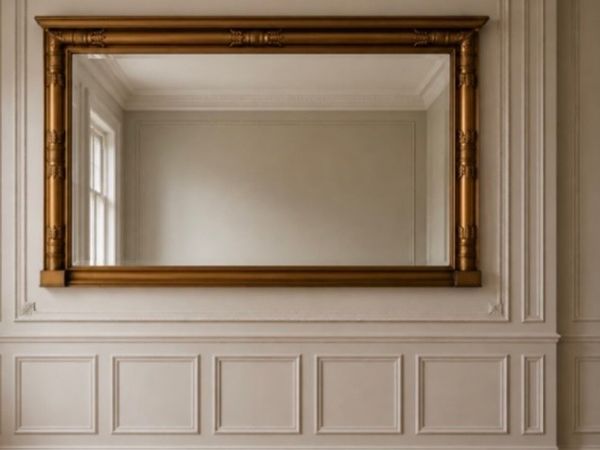 Regency gold gilded mirror - Main image