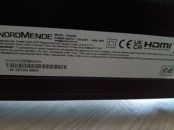 Nordmende 55 inch TV - Main image