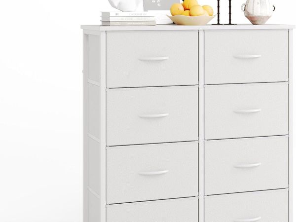 8 Drawer Dresser Tall Fabric Chest of Drawers - Main image