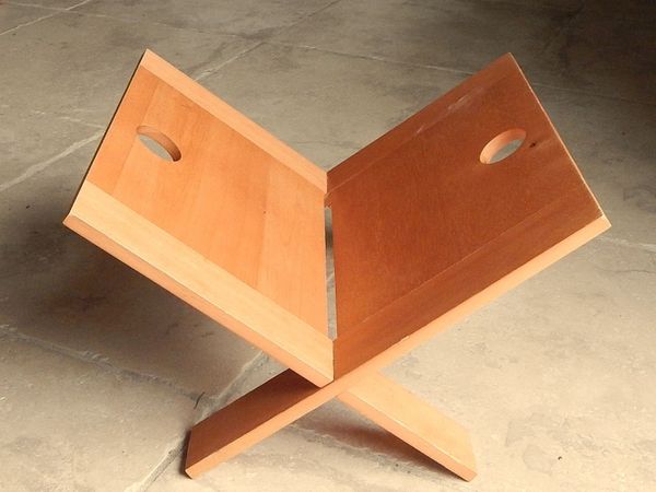 Wooden Interlocking Magazine Rack - Main image
