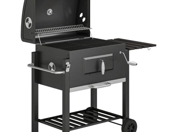 Charcoal Grill, with Height-Adjustable Coal Pan - - Main image