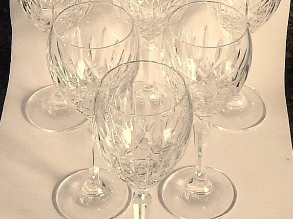Set of 6 Vintage Waterford Crystal Wine Glasses - Main image