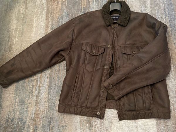 Abercrombie & Fitch Relaxed Vegan Suede Jacket XL - Main image