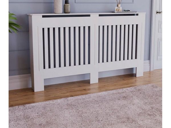 Vida white radiator cover large size - Main image
