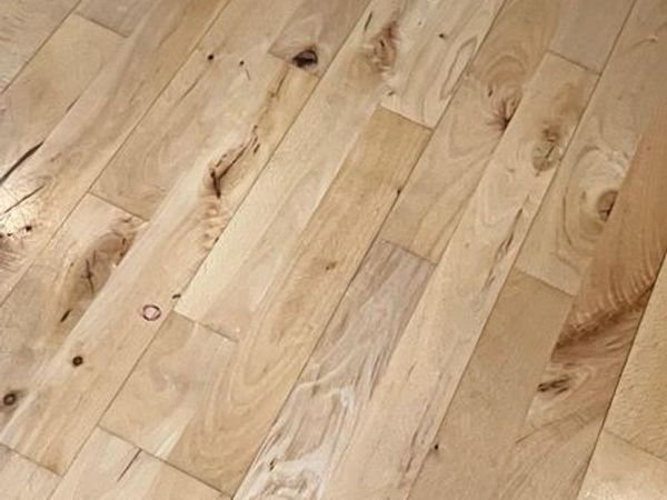 30.24sqm Junckers Solid Beech Hardwood Flooring 14mm (16 New Packs) - Main image