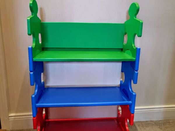 KidKraft Wooden Puzzle Piece Bookcase - Main image