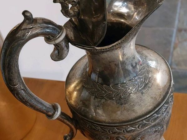 Silver plater antique water pitcher for sale in Mayo for €28 on DoneDeal