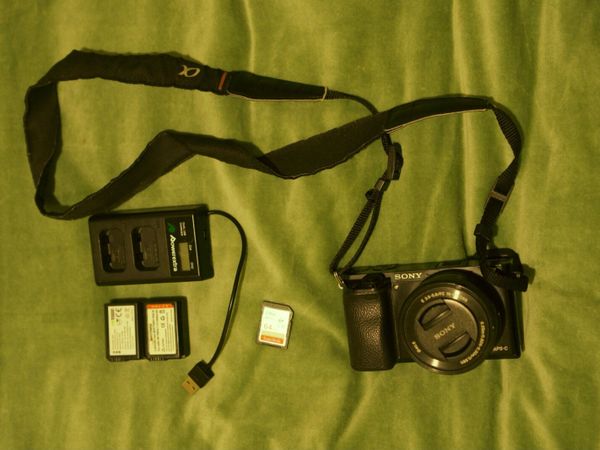 Sony a6000 mirrorless camera + lens & accessories - Main image
