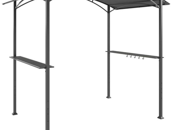 Barbecue Shelter Gazebo 245 x 152 x 218 cm Steel w - Main image
