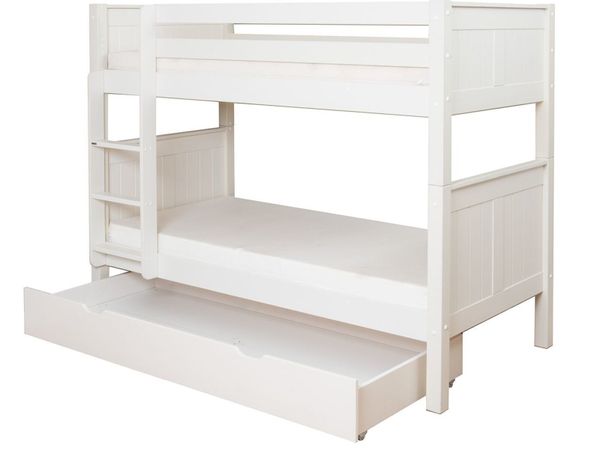 White bunk bed kids - Stompa Classic Originals - Main image
