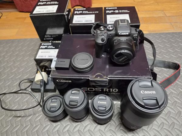 Canon R10 with various lenses in very good to excellent condition - Main image