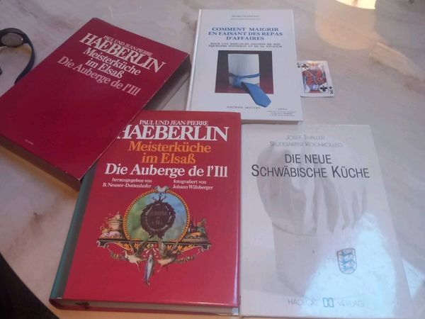 3 hardbacks cooking 1 French 2 German D18 - Main image