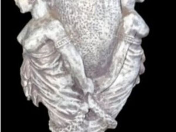 Vintage Classical Caryatid Pillar Candle Holder - Main image