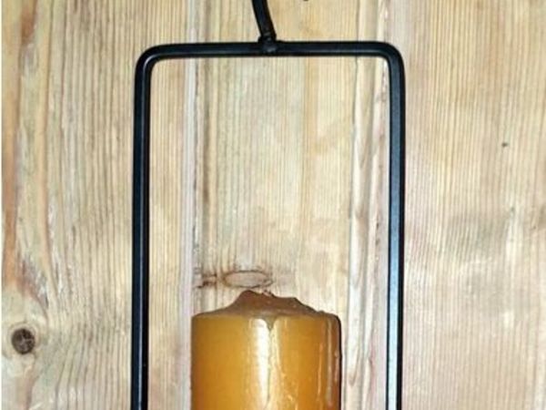 6 x Vintage Harrods Heavy W'Iron Hanging Sconces - Main image