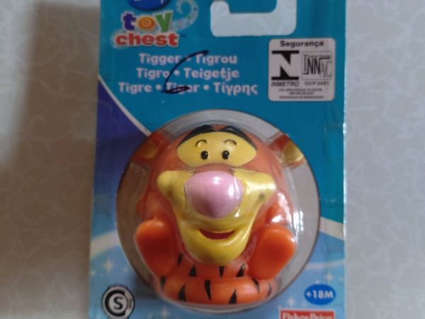 Disney Toy Chest Small Plastic Tigger (new). - Main image