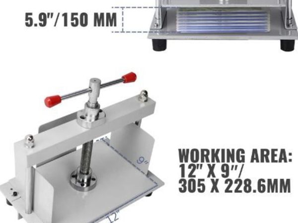 Manual Paper Press Machine, 12x8.6 inch - Main image