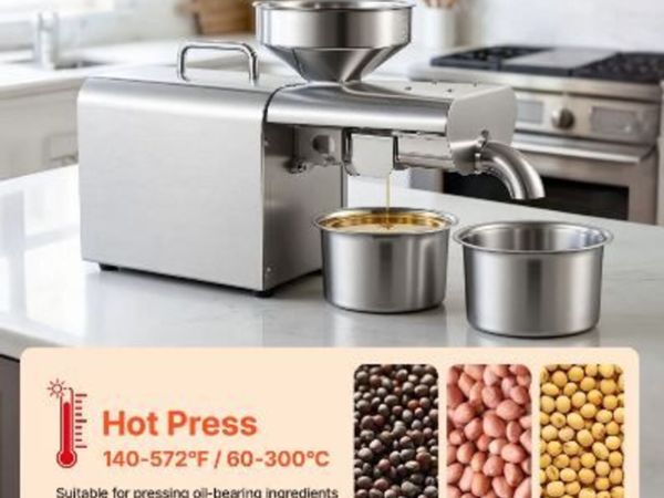 Oil Press Machine, 3.75KG/H Capacity, 750W - Main image