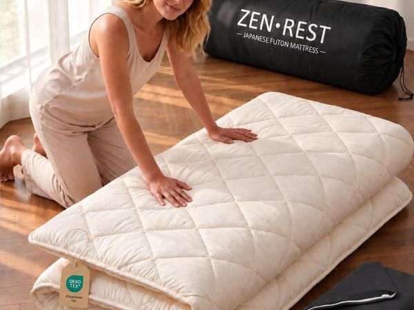 7 Layer Japanese Futon Mattress Firm Shikibuton - Main image