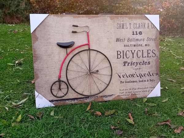 Penny Farthing 3D Picture - Main image