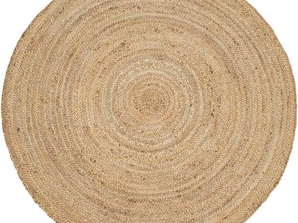 Round Braided Natural Scandi Minimalist Handmade - Main image