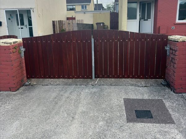 Driveway Gates Dipped in Galvanised - Main image