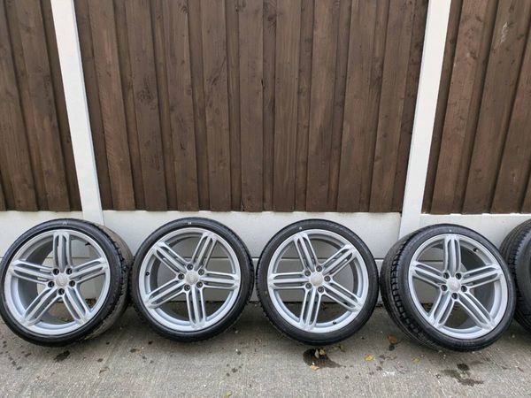 GENUINE AUDI A5 S LINE 19” ALLOY WHEELS - Main image