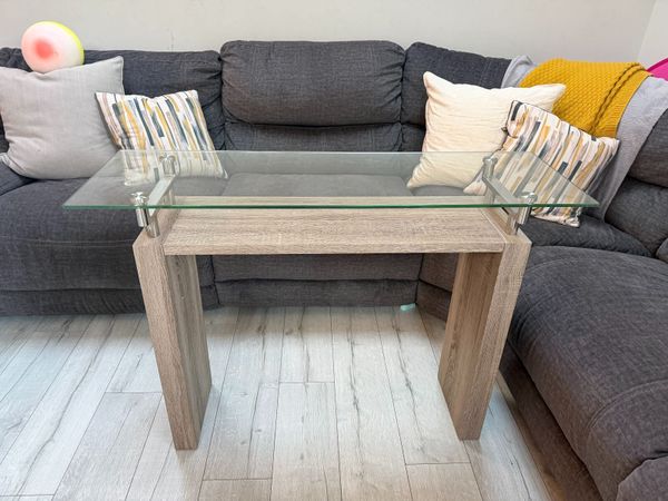 Glass Console Table 80x110x35 (HxWxD cm) - Main image