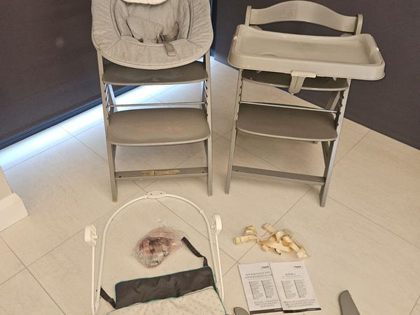 2 x Hauck Alpha+ Highchairs - Main image