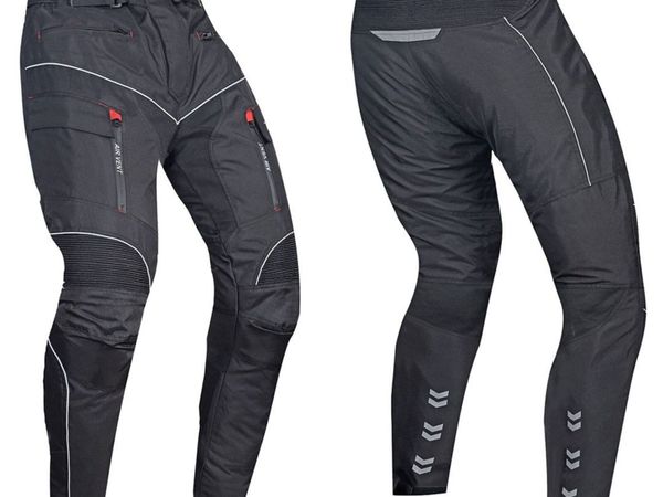 Black Motorcycle Riding Trousers - Main image