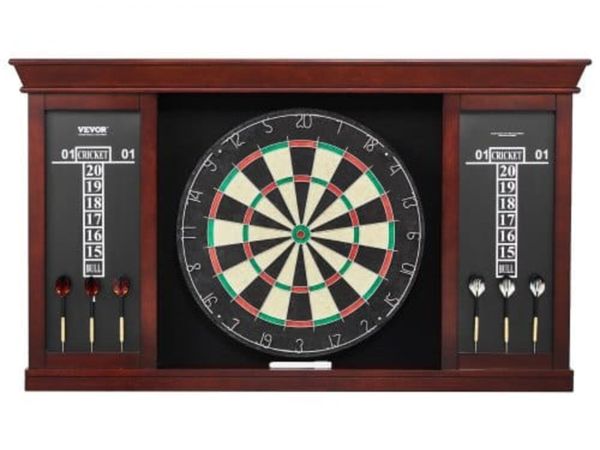 Dartboard and Cabinet Set, Ready-to-Play Bundle Of - Main image