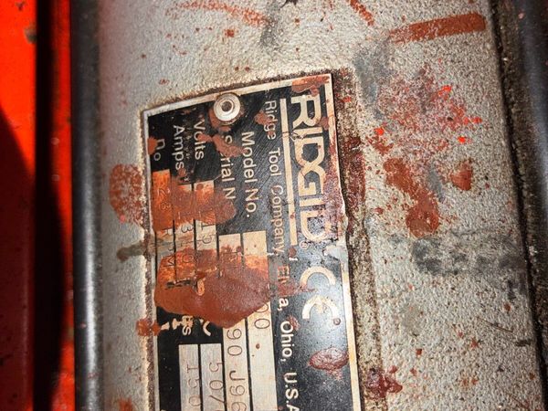 Ridgid pipe threader - Main image