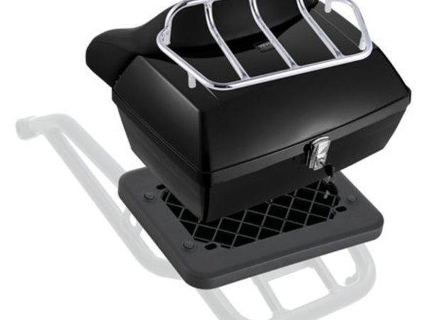 Motorcycle Top Case, Universal Durable PP Material - Main image