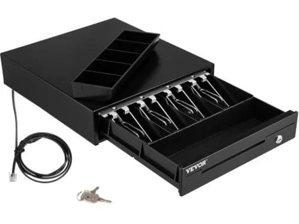 Cash Register Drawer, 33 cm 12 V, for POS System w - Main image