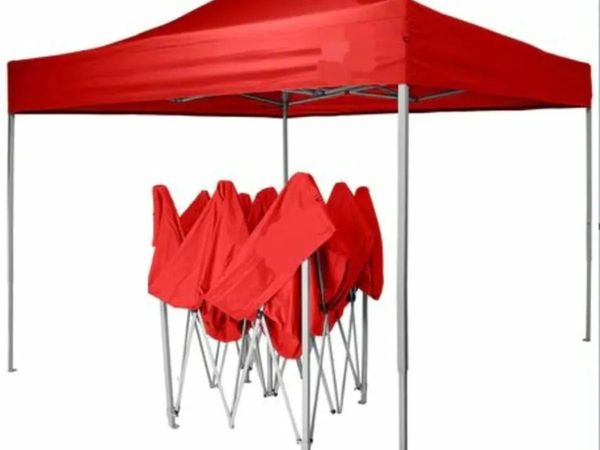 Gazebo Pop Up marquee 3x3m 40mm black - Main image
