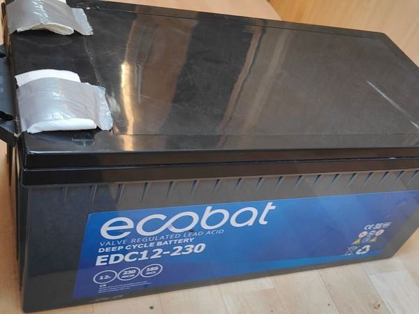 Ecobat AGM 12V battery, 230ah. EDC12-230 - Main image