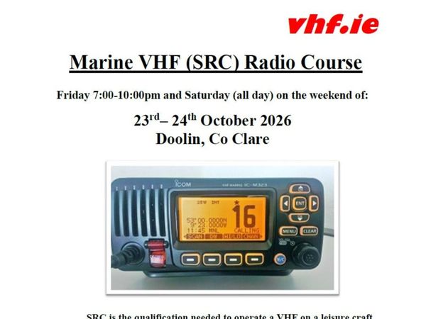Marine Radio Courses:  4 levels, 7 counties - Main image